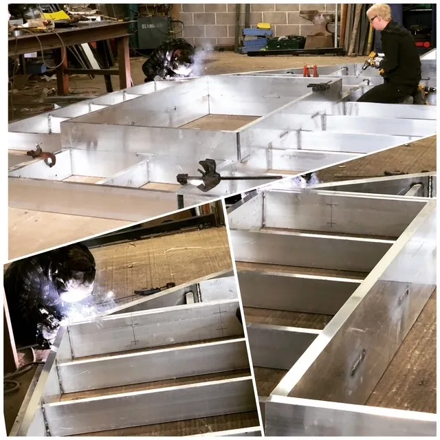 Aluminium Roof Frame Construction